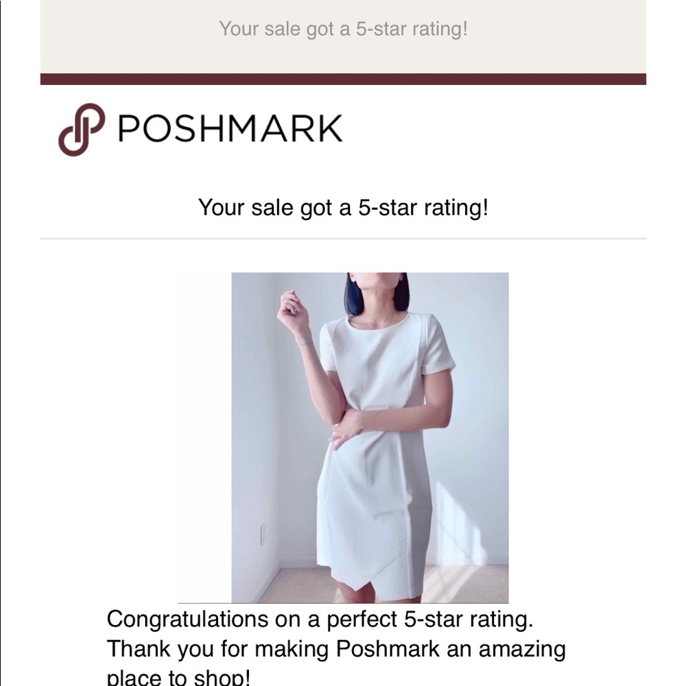 Ecru Shift Dress - 5 Star ⭐️ Rating Fav - Picture 3 of 8